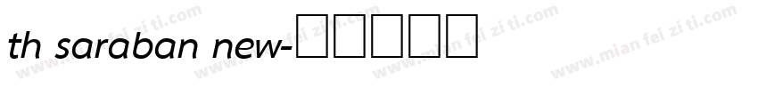 th saraban new字体转换